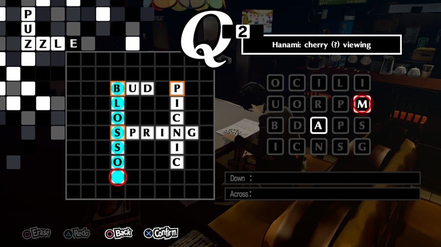 Persona 5 Royal Crossword 2 Answer