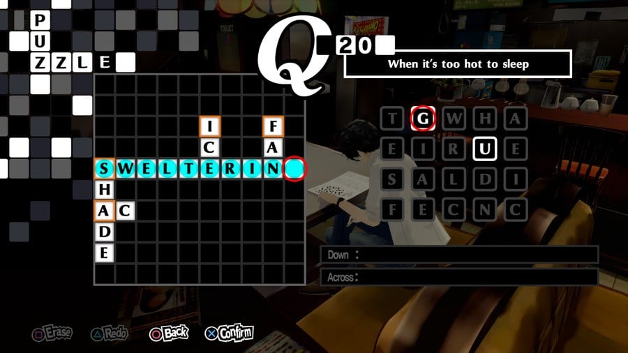 Persona 5 Royal Crossword 20 Answer