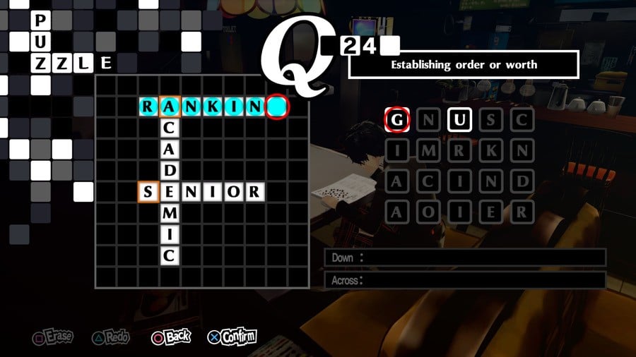 Persona 5 Royal Crossword 24 Answer