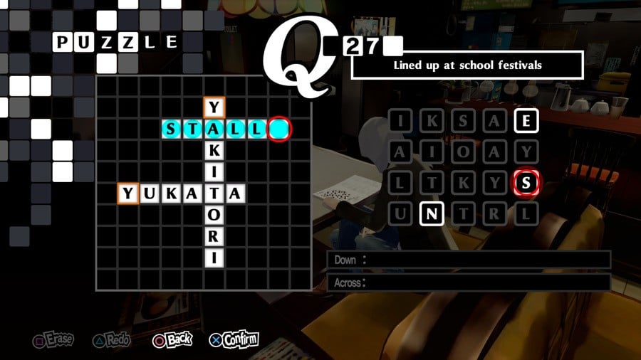 Persona 5 Royal Crossword 27 Answer