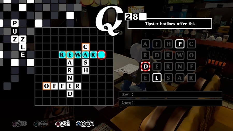 Persona 5 Royal Crossword 28 Answer